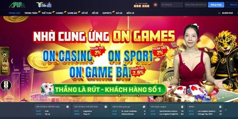 Các sảnh game nổi bật tại nhà cái Onbet
